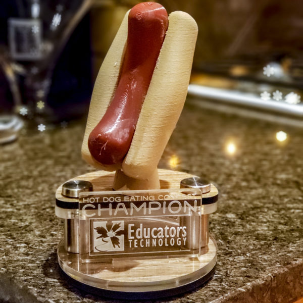 Hot Dog Eating Contest Trophy - Alien Workshop Art